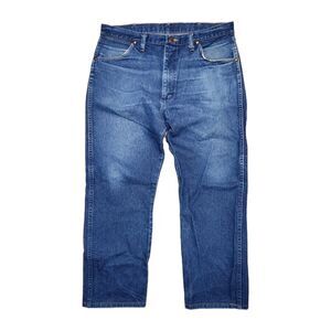Wrangler Jeans Mens 36x29 13MWZ Denim Cowboy‎ Western Chore Workwear Blue Collar